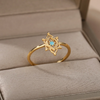 18 Karat vergoldeter antiker Ring